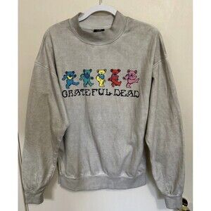 Urban Outfitters-Grateful Dead Dancing Bear Size S Crewneck Sweatshirt Distress